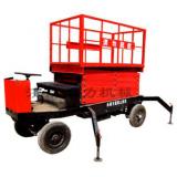 Diesel self-propelled hydraulic lift platform (steering wheel)