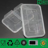 Microwaveable&Freezable Plastic Food Container with Two Compartments 650ml