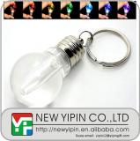 colorful mini LED blub light keychain for promotional gifts