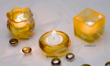 glass candle holder