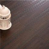 Antiqued Deep Brown Strand Woven Bamboo Flooring