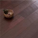 Saw Mack Reddish Brown Stand Woven Bamboo Flooring